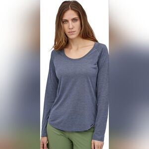 Patagonia Capilene Cool Trail Long Sleeve Shirt XS – Classic Navy